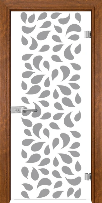 Стъклена врата Gama Print G 13-1, Златен дъб