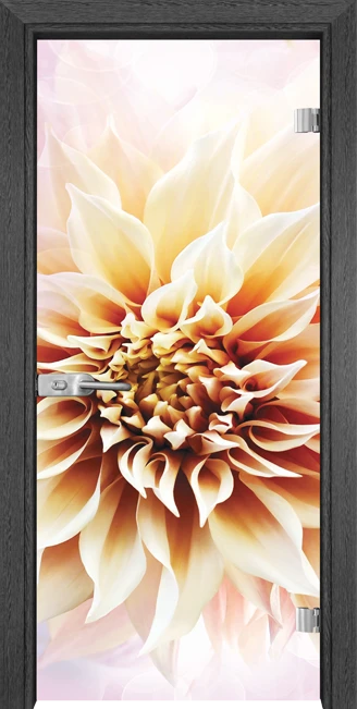 Стъклена врата Gama Print G 13-5, Сив кестен
